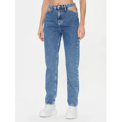 Zdjęcie Calvin Klein Jeans Jeansy Authentic Slim Straight Cut Out J20J222433 Niebieski Slim Fit