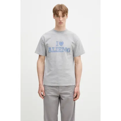 Zdjęcie No Problemo t-shirt I Heart SS Tee kolor szary z nadrukiem NP60001303