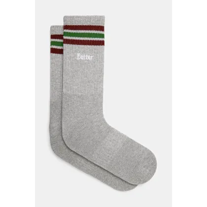 Zdjęcie Butter Goods skarpetki Stripe Socks męskie kolor szary BG243912