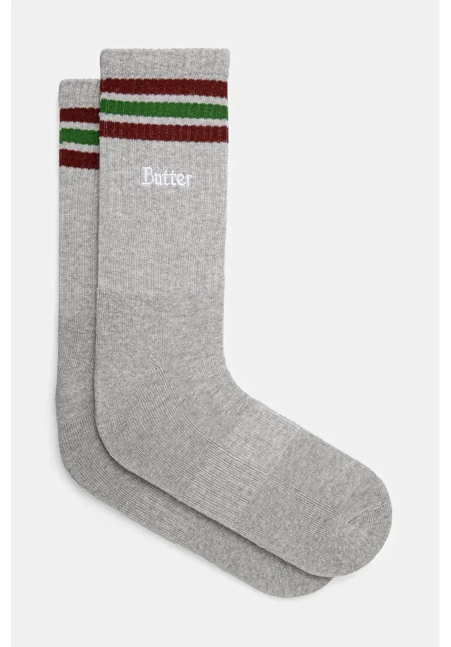 obrazek 1 Butter Goods skarpetki Stripe Socks męskie kolor szary BG243912