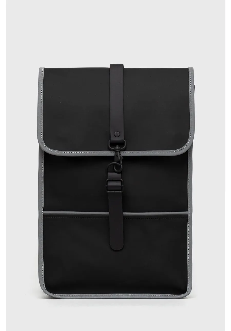 obrazek 1 Rains plecak 14080 Backpack Mini Reflective kolor czarny duży gładki 14080.70-BlackRefle