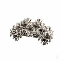 Picture Beautifully decorated silver napkin holder - Zaramella Argenti
