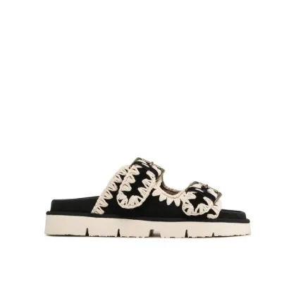 Zdjęcie Mou Klapki New Bio With Buckles SW461005A Czarny