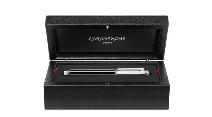 obrazek 3 Piękne posrebrzane/rodowane pióro kulkowe Varius China Black