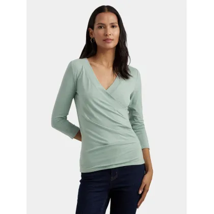 Zdjęcie Lauren Ralph Lauren Bluzka 200824366019 Zielony Slim Fit LAUREN RALPH LAUREN
