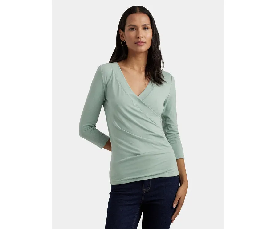 obrazek 1 Lauren Ralph Lauren Bluzka 200824366019 Zielony Slim Fit LAUREN RALPH LAUREN