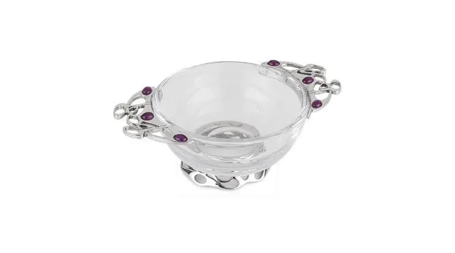 obrazek 1 Szklana czarka Quaich – wyjątkowy prezent w szkockim stylu