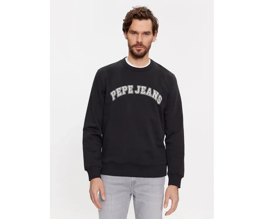 obrazek 1 Pepe Jeans Bluza Raven PM582555 Czarny Regular Fit