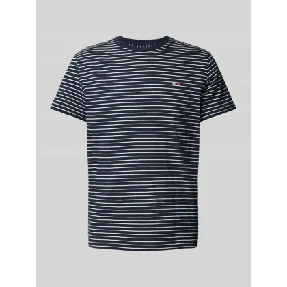 Zdjęcie Tommy Jeans T-Shirt DM0DM20377 Granatowy Slim Fit