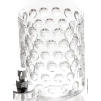 Zdjęcie Kosz łazienkowy z włoskiego ręcznie szlifowanego kryształu - Il Paralume Marina