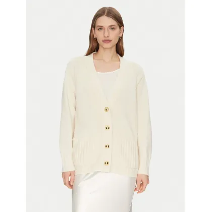 Zdjęcie Luisa Spagnoli Kardigan Canolo 58505 Écru Regular Fit