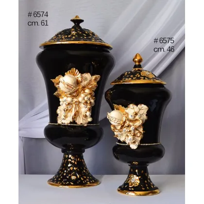 Picture Decorative containers and ceramic vases for luxurious interiors
