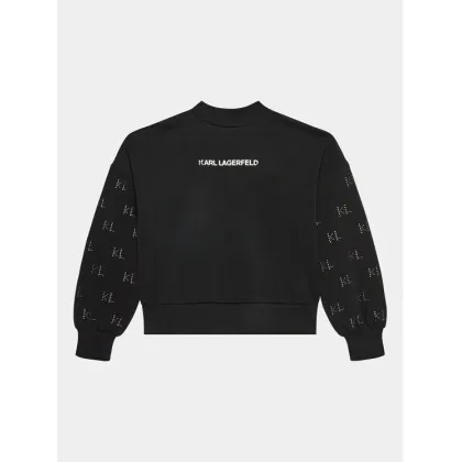 Zdjęcie Karl Lagerfeld Kids Bluza Z15459 S Czarny Regular Fit
