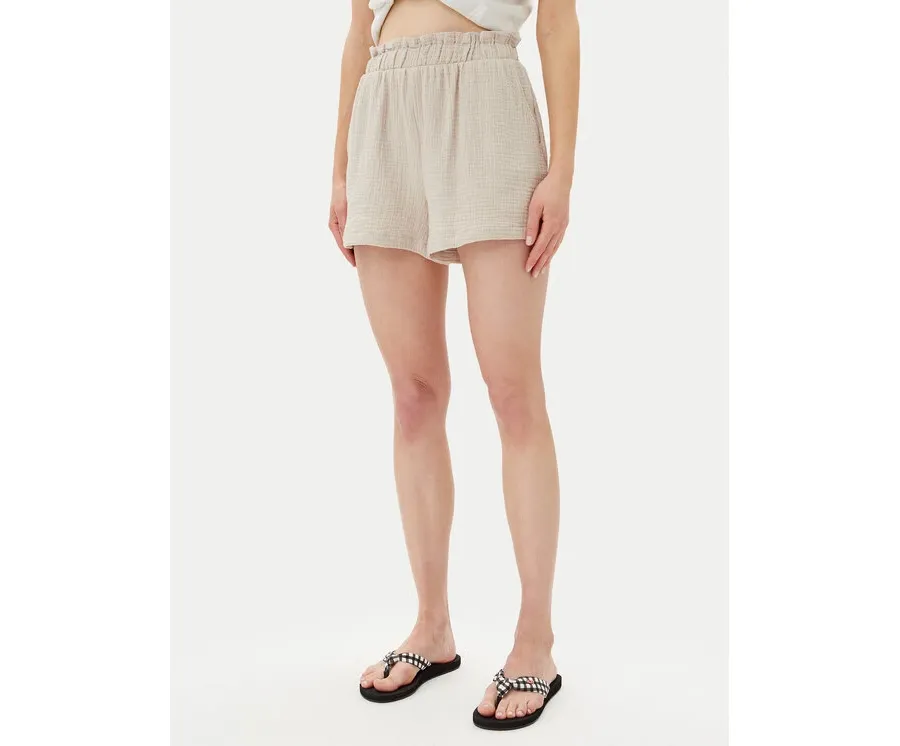 obrazek 1 Vero Moda Szorty materiałowe Natali 10279687 Beżowy Baggy Fit