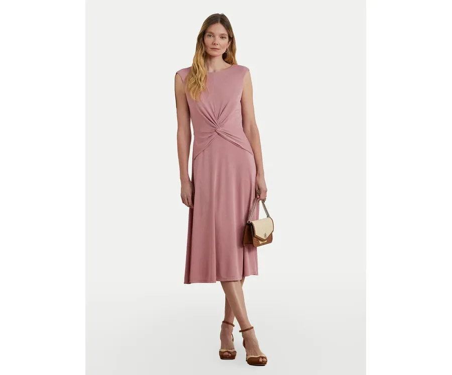 obrazek 1 LAUREN RALPH LAUREN Sukienka codzienna 250872090014 Różowy Regular Fit