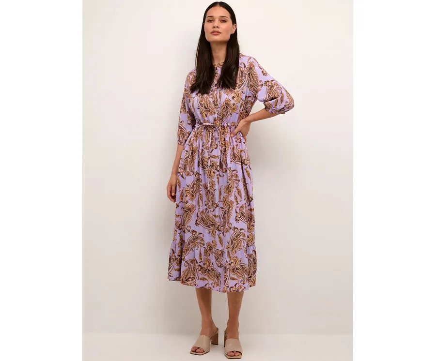obrazek 1 Cream Sukienka letnia Rosina 10611495 Fioletowy Regular Fit