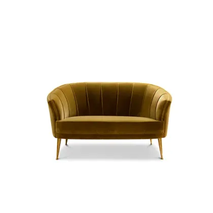 Picture Brown Portuguese two-seater sofa