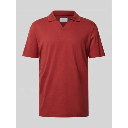 Zdjęcie Koszulka polo o kroju regular fit z dekoltem w serek