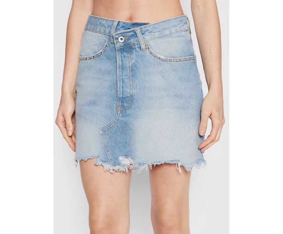 obrazek 1 Liu Jo Spódnica jeansowa UA2114 DS494 Niebieski Slim Fit
