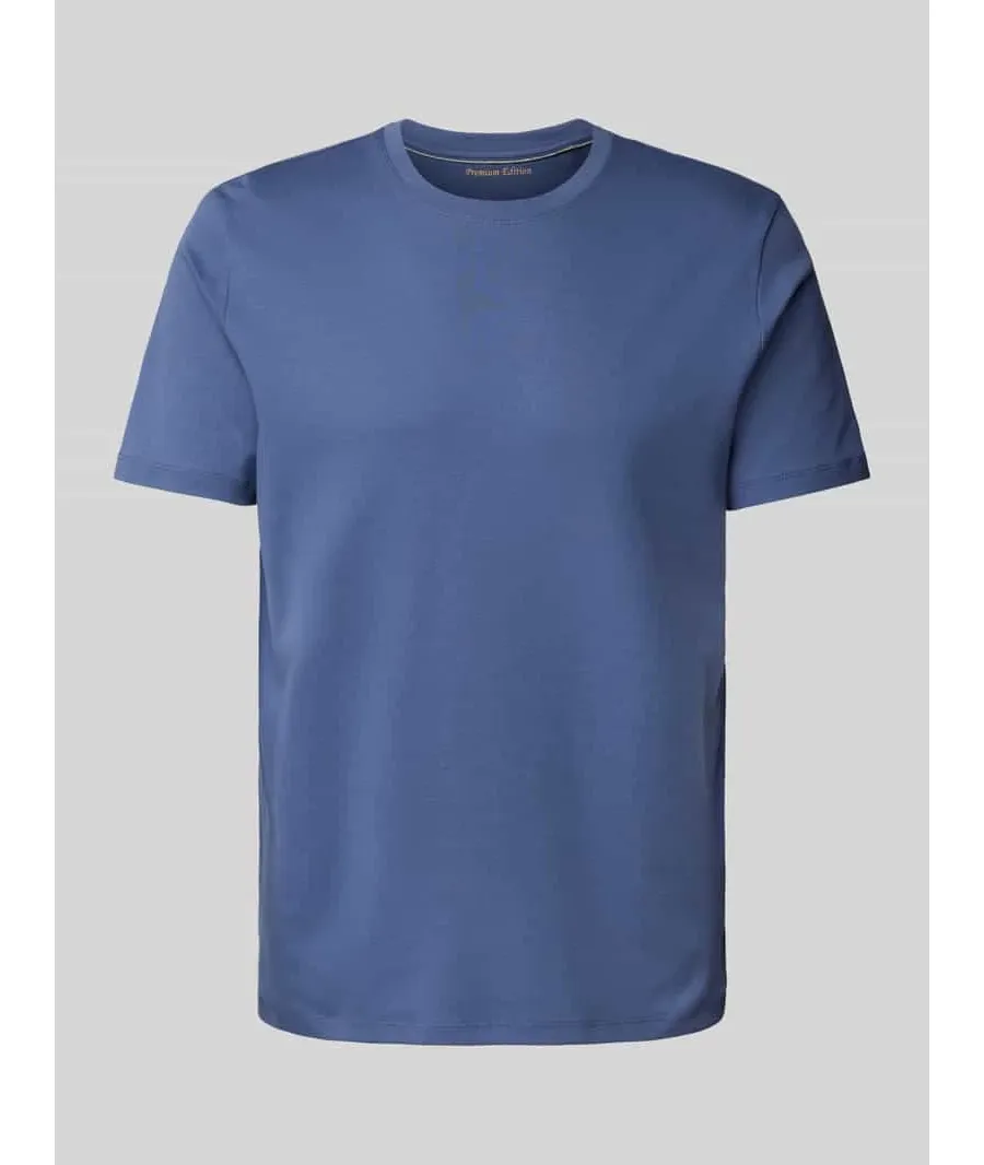 obrazek 1 T-shirt z prążkowanym okrągłym dekoltem