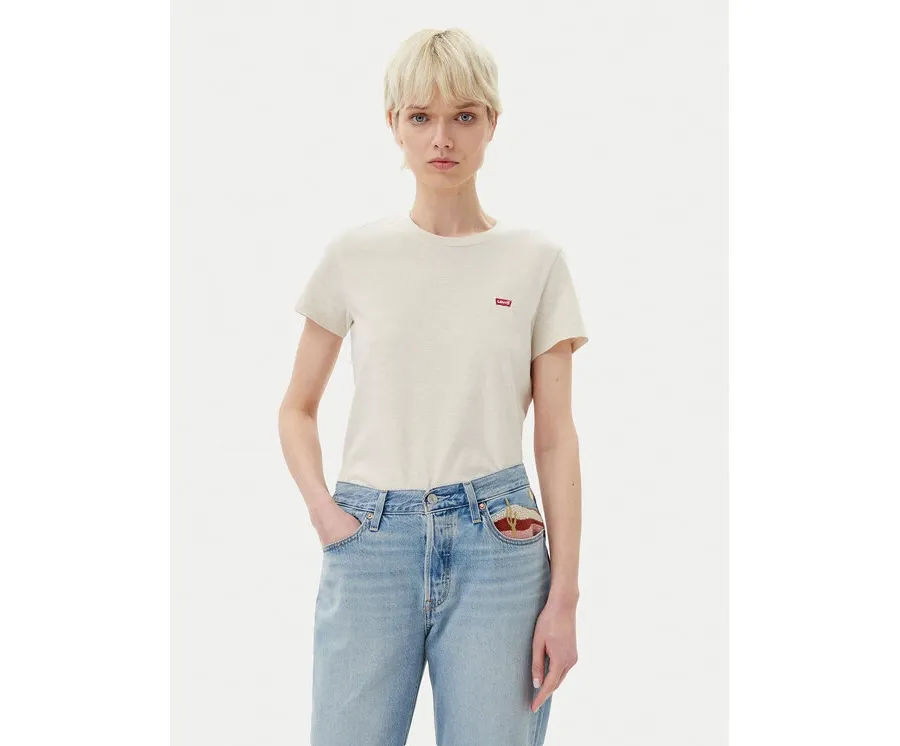 obrazek 1 Levi's® T-Shirt Perfect 39185-0363 Écru Regular Fit