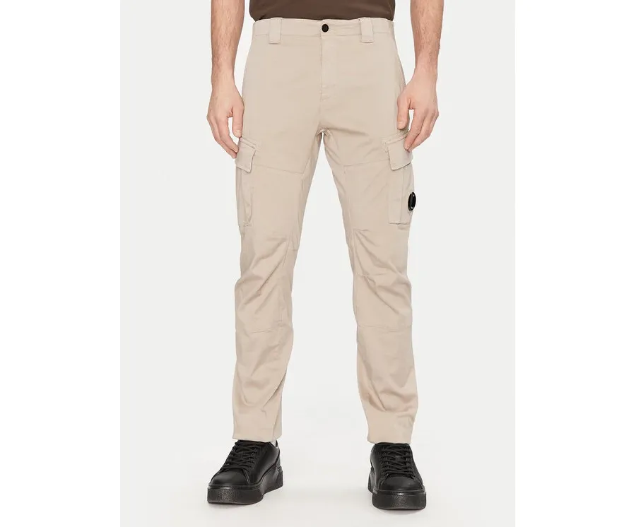 obrazek 1 C.P. Company Spodnie materiałowe 18CMPA056A005694G Khaki Regular Fit