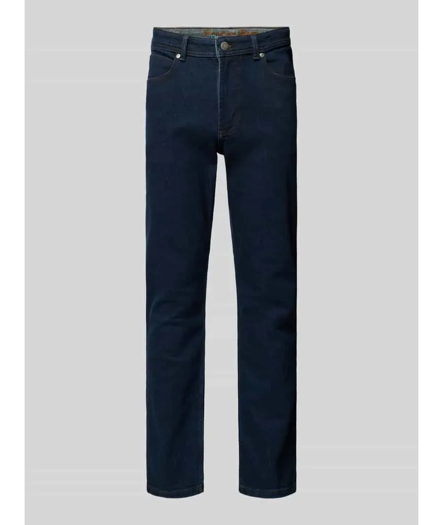 obrazek 1 Jeansy o kroju regular fit z 5 kieszeniami
