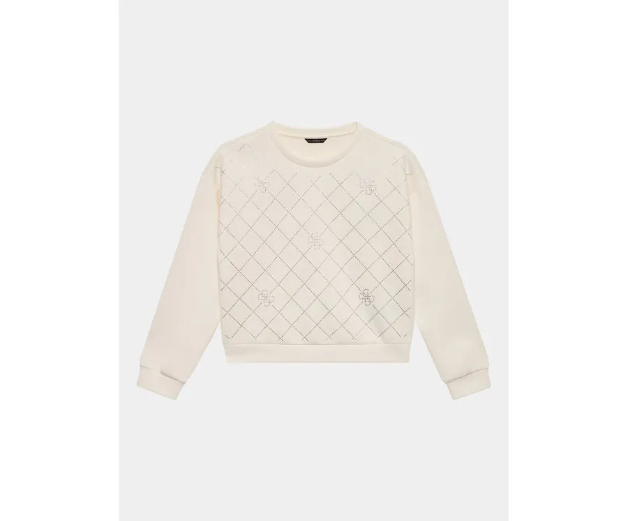 obrazek 1 Guess Bluza J3BQ03 KAZQ2 Beżowy Relaxed Fit