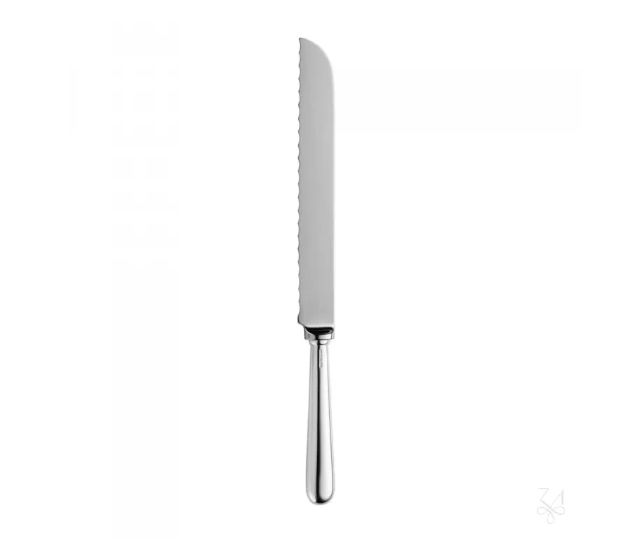 obrazek 1 Elegancki srebrny nóż do chleba - Zaramella Argenti