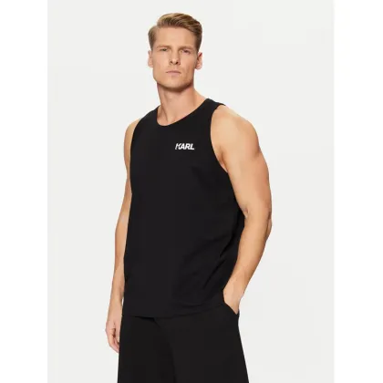 Zdjęcie KARL LAGERFELD Tank top A1M46069 Czarny Regular Fit