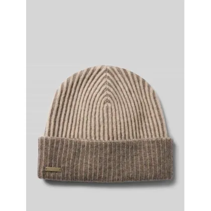 Zdjęcie Czapka kaszmirowa z aplikacją z logo