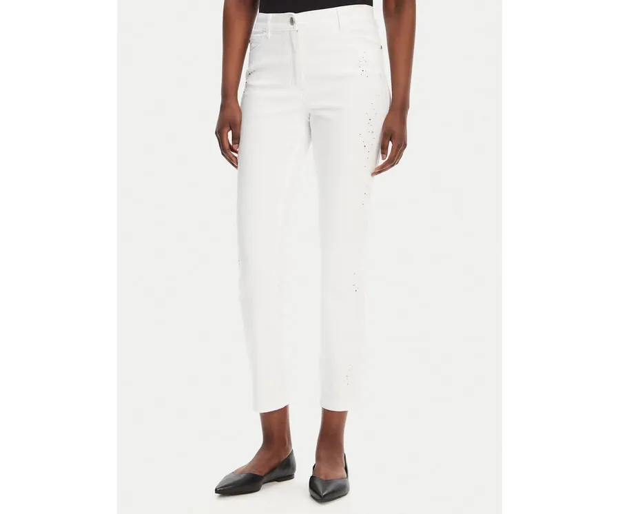 obrazek 1 Olsen Jeansy 14002416 Biały Slim Fit