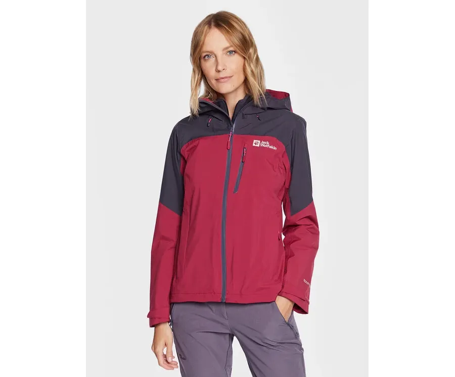 obrazek 1 Jack Wolfskin Kurtka softshell Go Hike 1113972 Bordowy Regular Fit