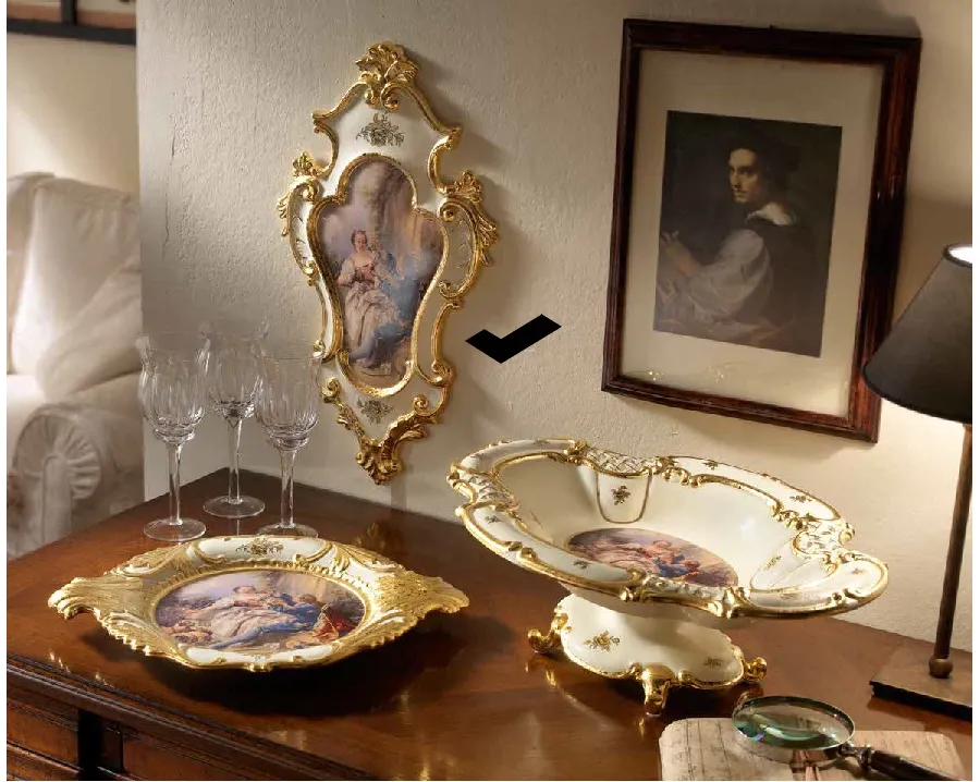 obrazek 1 Luksusowa ceramiczna ozdoba na ścianę - Bruno Costenaro