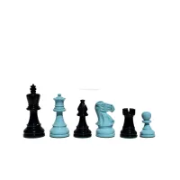 Zdjęcie Niebiesko-czarny zestaw figur szachowych - The Chess Empire