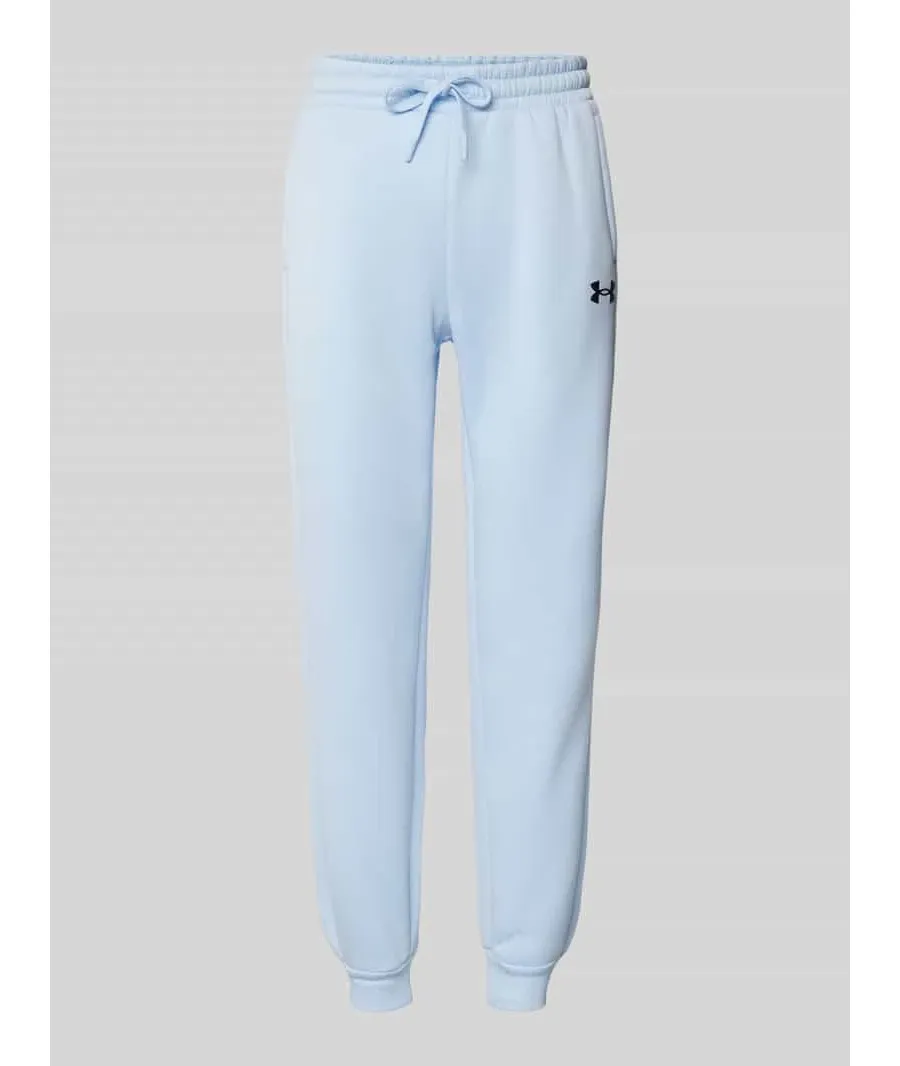 obrazek 1 Spodnie dresowe o kroju regular fit z nadrukiem z logo