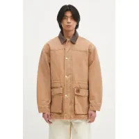 Zdjęcie Carhartt WIP kurtka bawełniana OG Santa Fe Coat kolor brązowy przejściowa I034314.00S4O