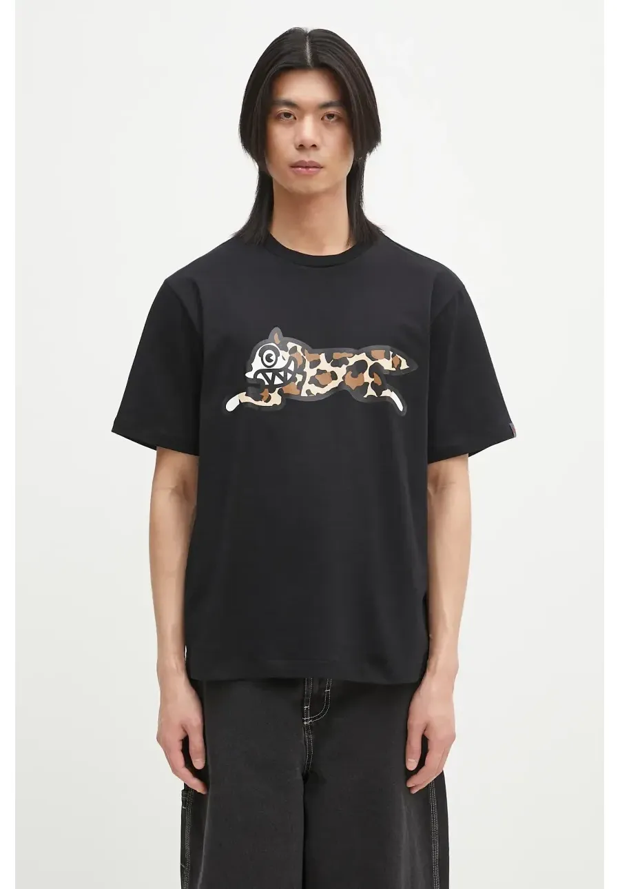 obrazek 1 ICECREAM t-shirt bawełniany Running Dog T-Shirt męski kolor czarny z nadrukiem IC25141