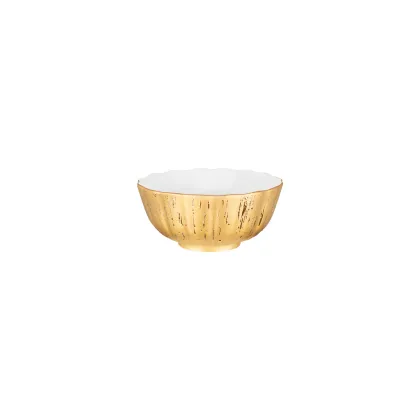 Zdjęcie Luksusowa porcelanowa miska 14 cm wykonana ze złota - Porcel