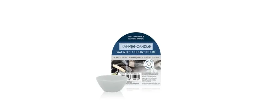obrazek 1 Yankee Candle Smoked Vanilla & Cashmere Wax Melt Single Świeca zapachowa 22 g