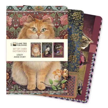 Zdjęcie Ekskluzywna Kolekcja Midi notatników Lesley Anne Ivory - Flame Tree Publishing