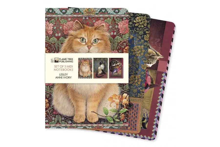 obrazek 1 Ekskluzywna Kolekcja Midi notatników Lesley Anne Ivory - Flame Tree Publishing