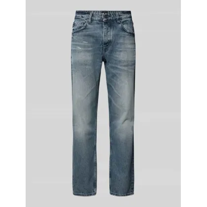 Zdjęcie Jeansy o kroju slim fit z detalem z logo model ‘Troy’