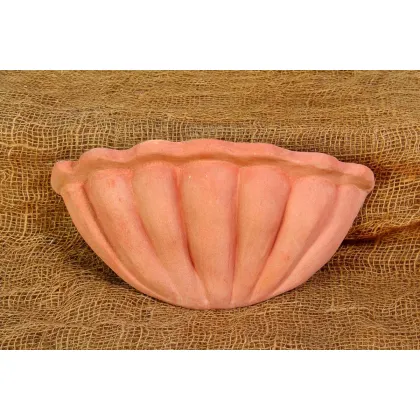 Zdjęcie Gliniany kinkiet ścienny w kształcie muszli - Fornace Masini