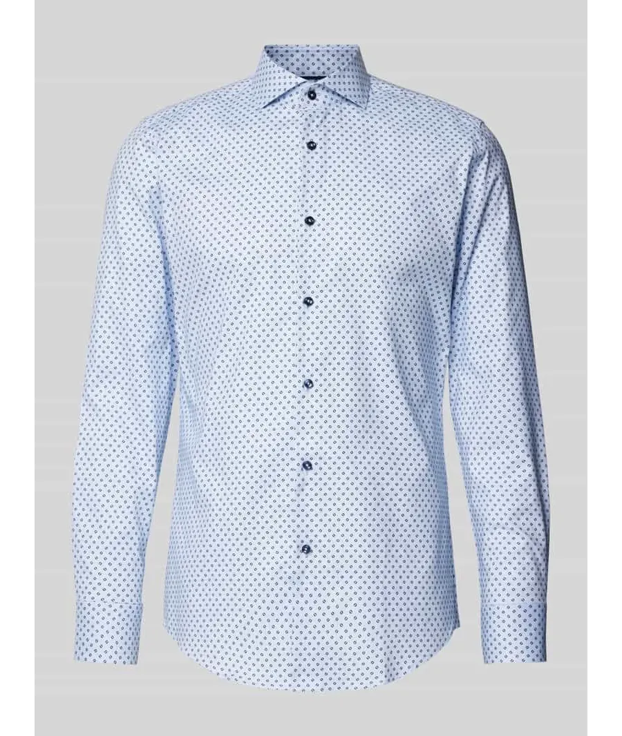 obrazek 1 Koszula biznesowa o kroju slim fit z kołnierzykiem typu cutaway model ‘Hank’