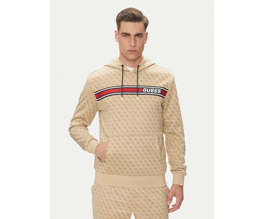 obrazek 1 Guess Bluza New Korbin Z4BQ30 FL04Q Beżowy Regular Fit