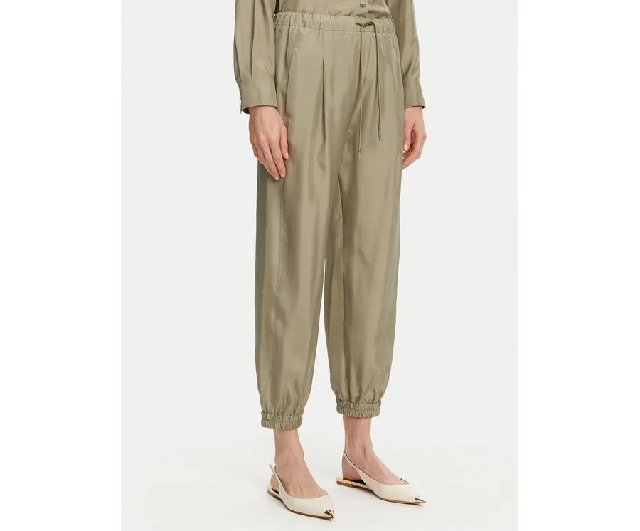 obrazek 1 Marella Spodnie materiałowe Abetaia 2513131095 Zielony Relaxed Fit