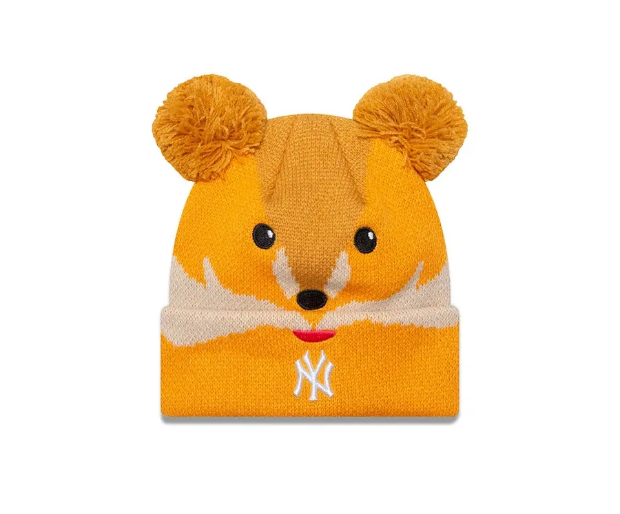 obrazek 1 New Era Czapka Tod Animal Pom 60565309 Pomarańczowy