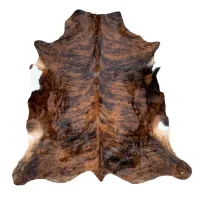 Picture A unique rug made of cowhide