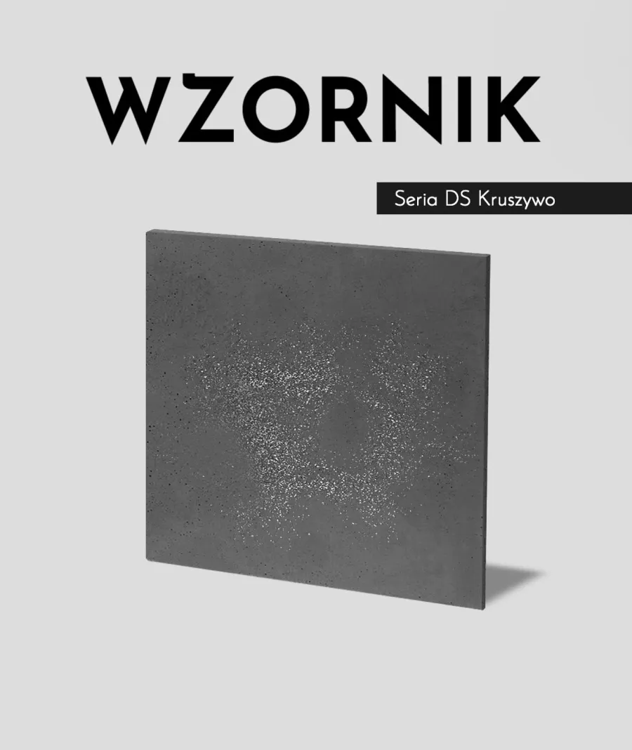 obrazek 1 Wzornik DS - (antracyt srebrne kruszywo, średnia porowatość) - beton architektoniczny